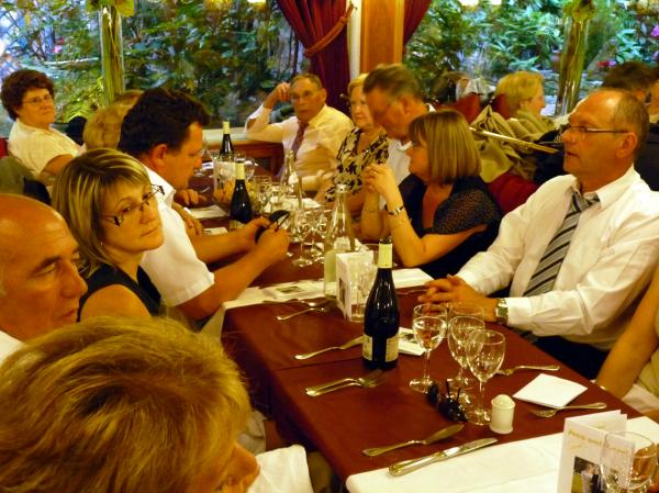 Au restaurant Le Laumière